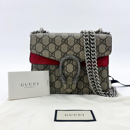 Gucci Dionysus Bag GG Coated Canvas and Leather, Beige, Canvas, Shoulder Bag