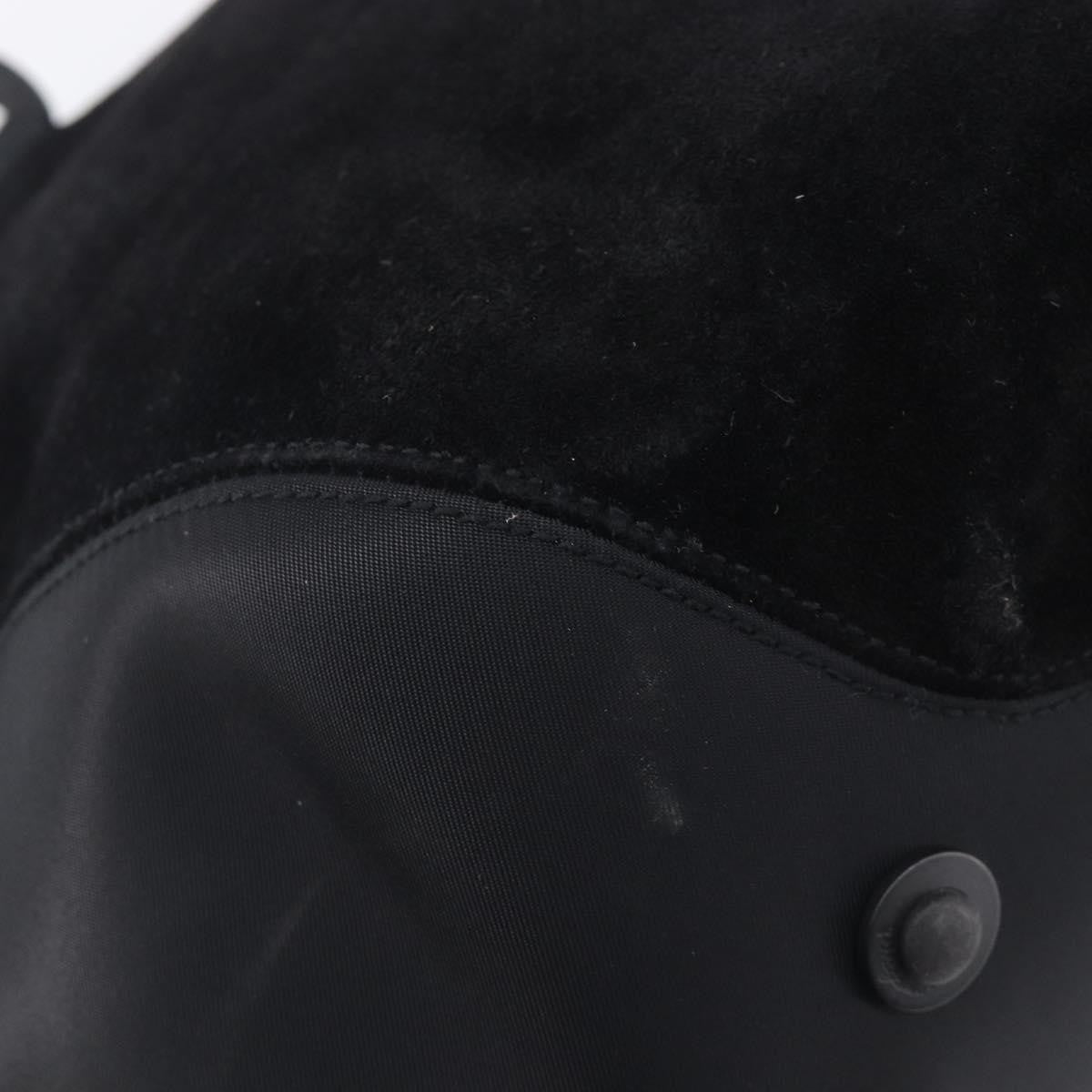 Salvatore Ferragamo Vintage Suede, Black, Suede, Shoulder Bag