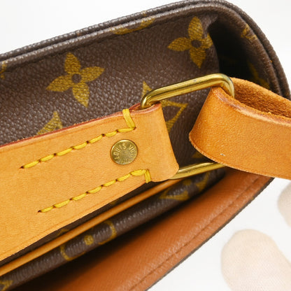 Louis Vuitton Cartouchiere Monogram Canvas, Brown, Canvas, Shoulder Bag