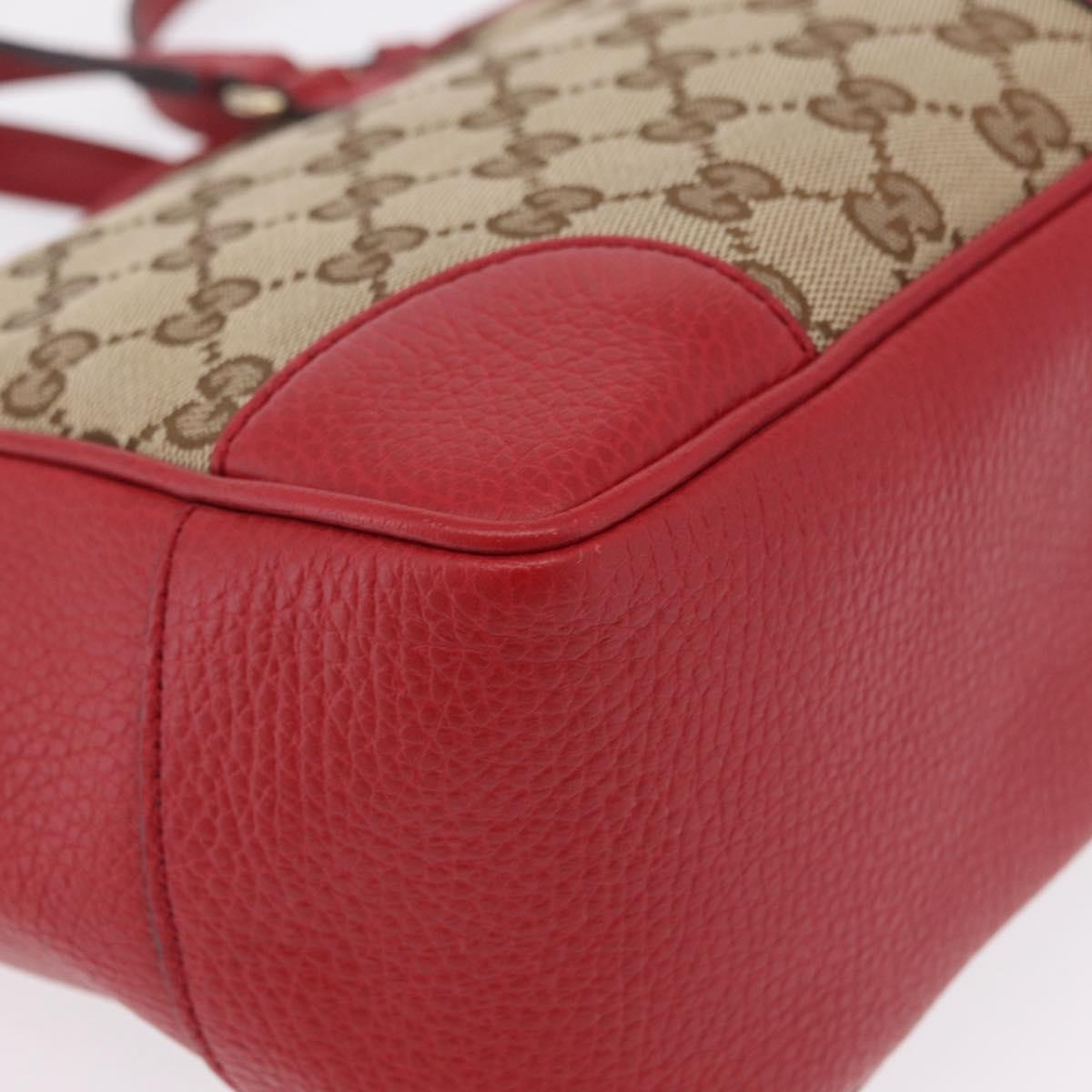 Gucci Bree Convertible GG Canvas with Leather, Beige, Canvas, Tote Bag
