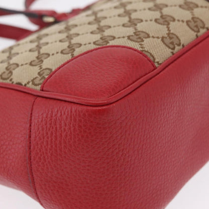 Gucci Bree Convertible GG Canvas with Leather, Beige, Canvas, Tote Bag