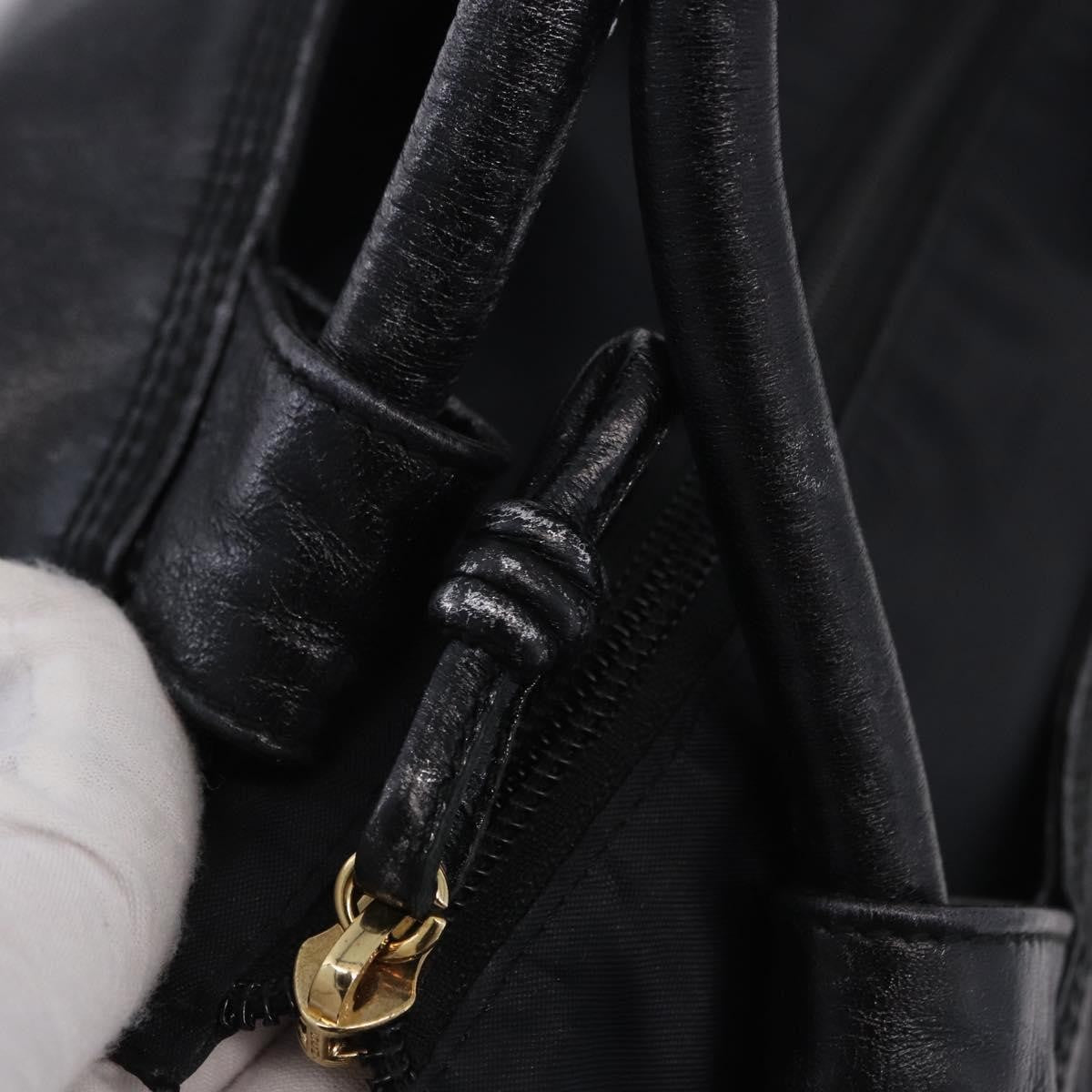 Loewe Aire Leather, Black, Leather, Shoulder Bag
