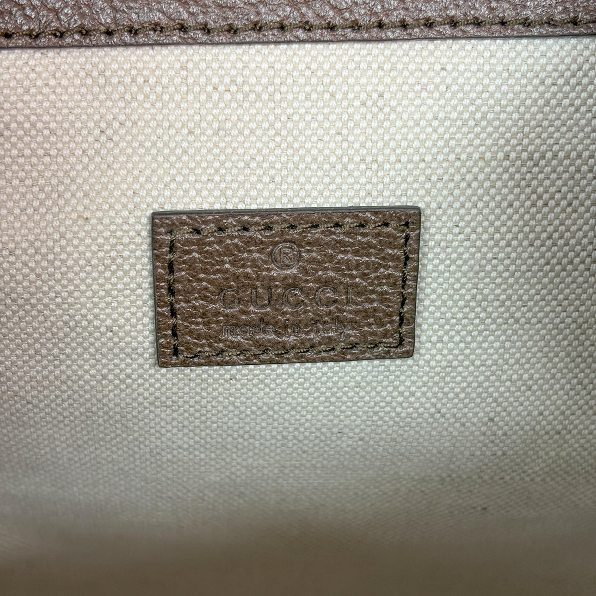 Gucci Ophidia GG Coated Canvas and Leather, Beige, Canvas, Shoulder Bag