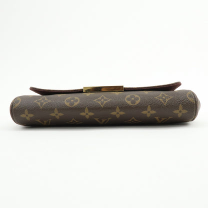 Louis Vuitton Favorite Monogram Canvas, Brown, Canvas, Handbag