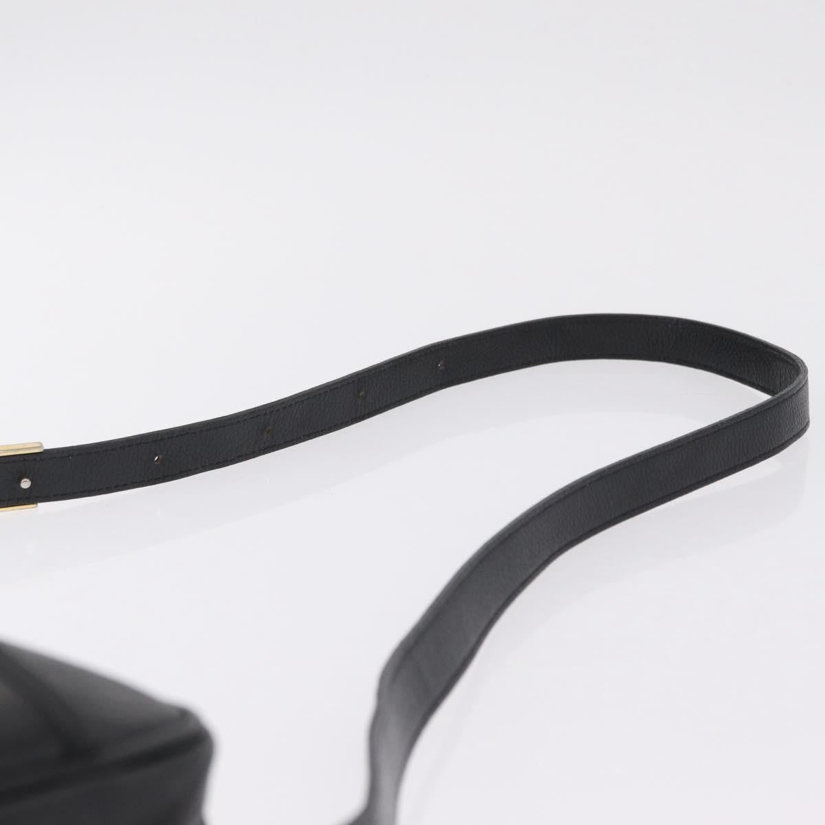 Saint Laurent Vintage Shoulder bag Leather, Black, Leather, Shoulder Bag