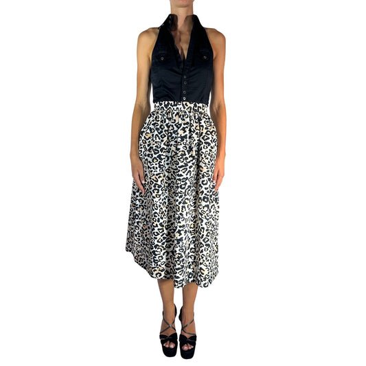 Ermanno Scervino Leopard Skirt
