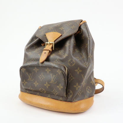 Louis Vuitton Vintage Montsouris Monogram Canvas, Brown, Canvas, Backpack