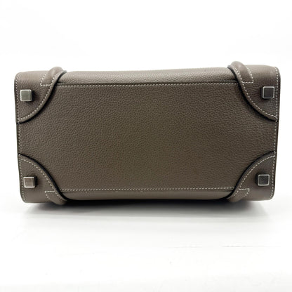 Celine Luggage Grainy Leather, Brown, Leather, Handbag