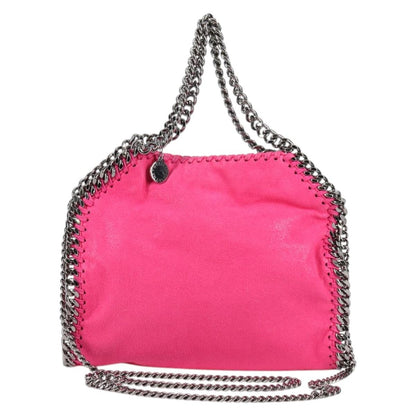 Stella McCartney Falabella Fold Over Suede, Pink, Suede, Shoulder Bag