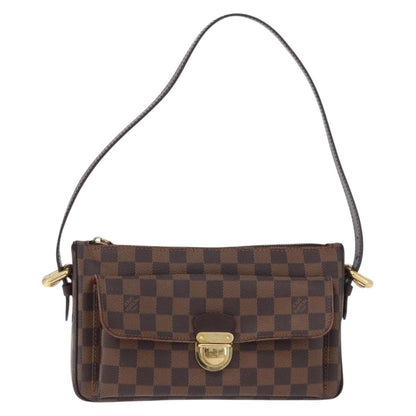 Louis Vuitton Ravello Damier Ebene, Brown, Canvas, Shoulder Bag