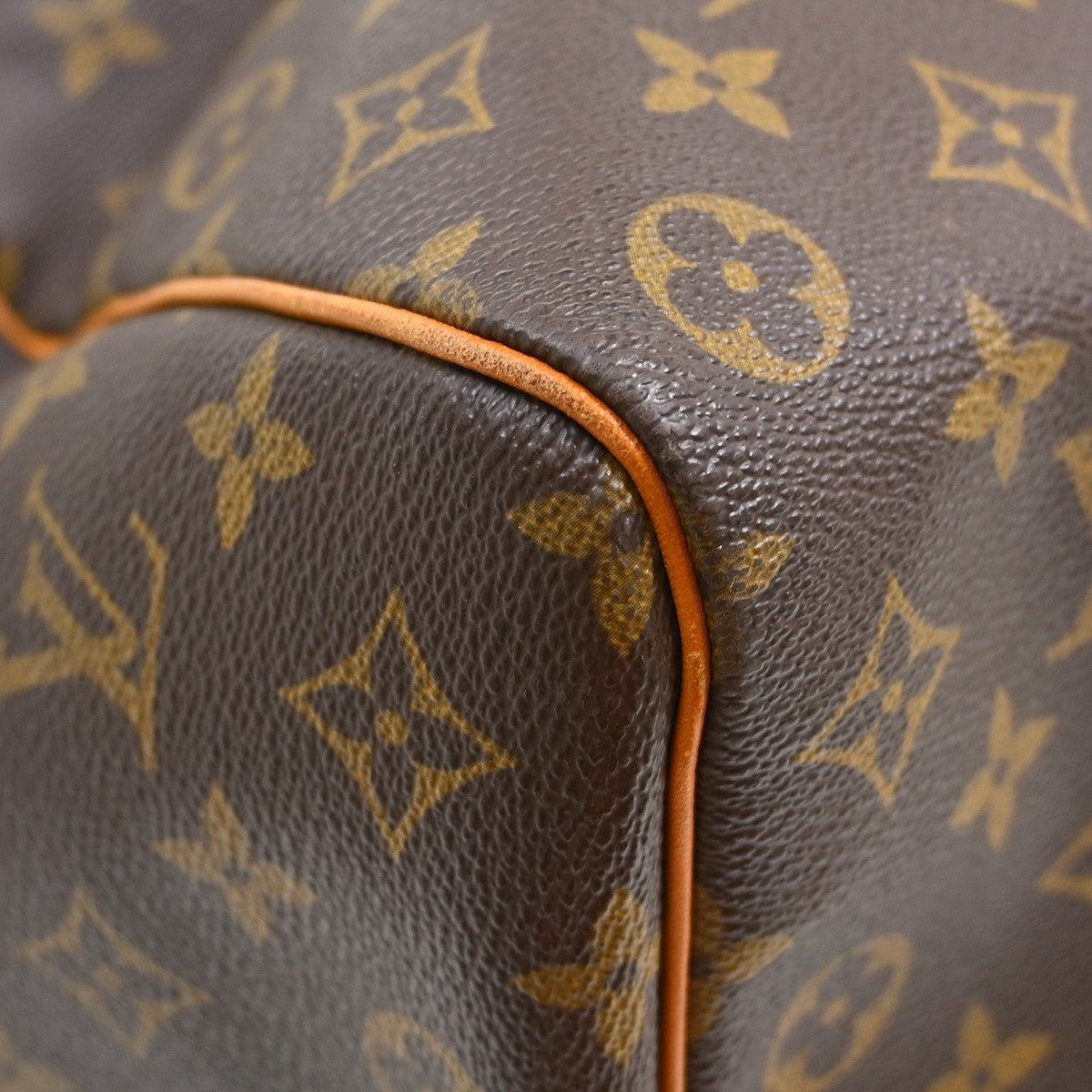 Louis Vuitton Keepall Monogram, Brown, Canvas, Travel Bag