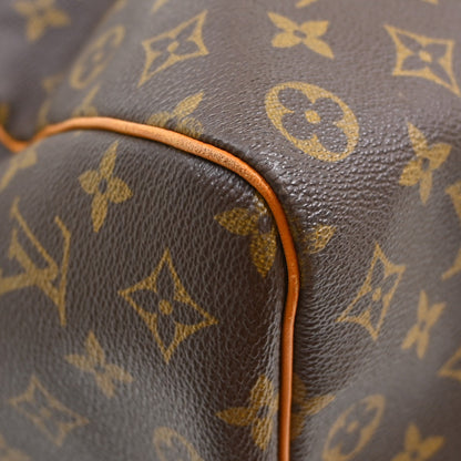 Louis Vuitton Keepall Monogram, Brown, Canvas, Travel Bag