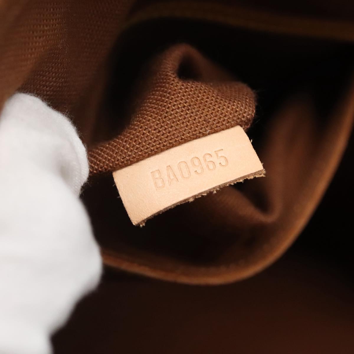 Louis Vuitton Alma Handbag Monogram Canvas, BROWN, CANVAS, Handbag