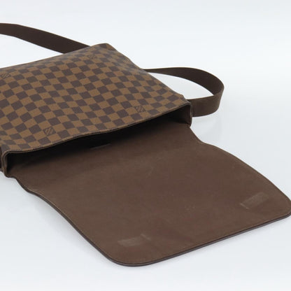 Louis Vuitton Brooklyn Damier Ebene, Brown, Canvas, Shoulder Bag