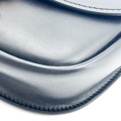 Saint Laurent Kaia Leather, Black, Leather, Shoulder Bag