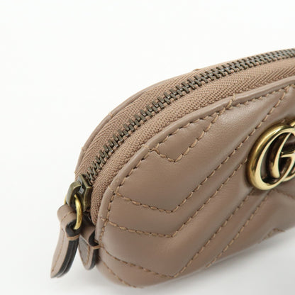 Gucci GG Marmont Key Matelasse Leather, Multicolour, Leather, Clutch