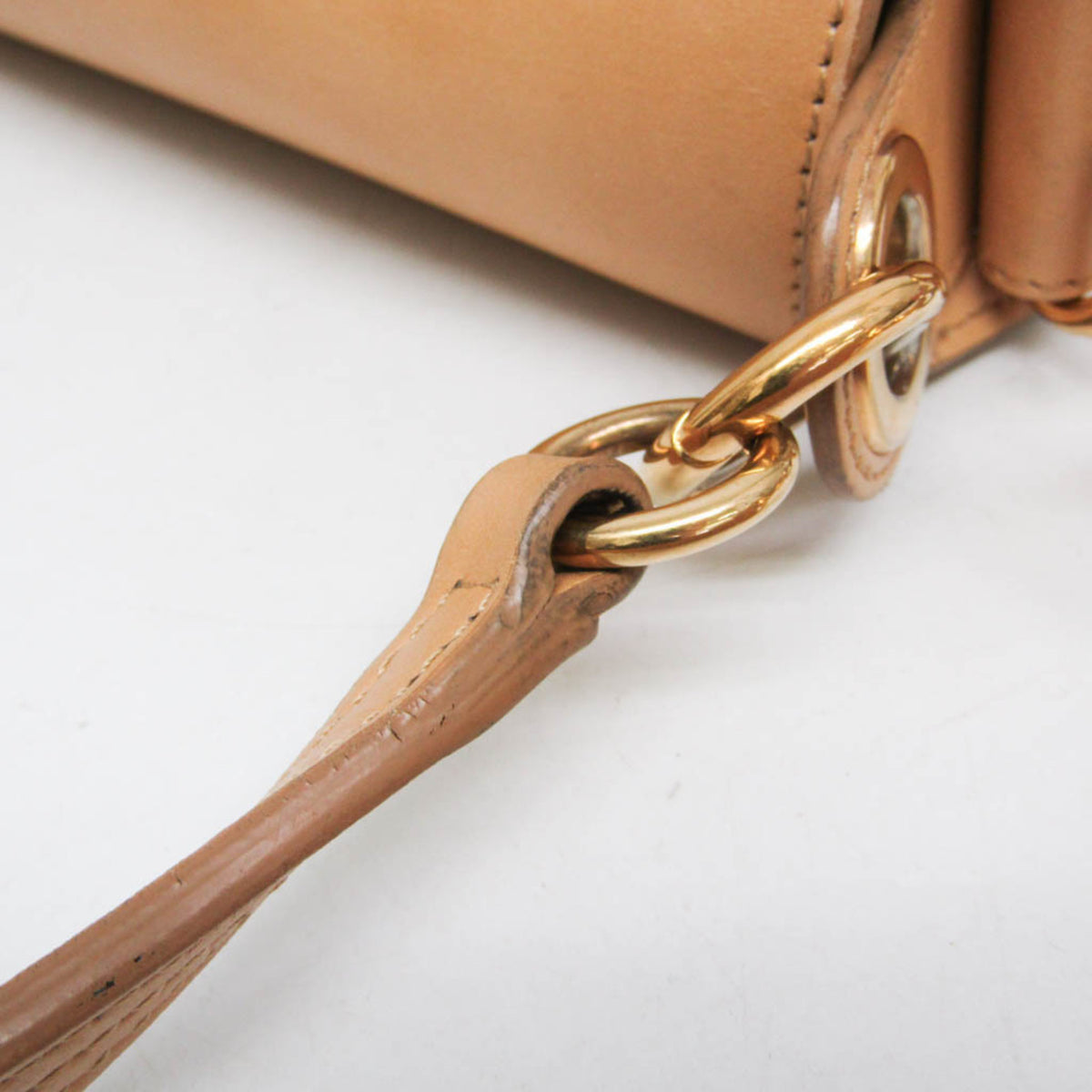 Chloe Tess Suede with Leather, Beige, Leather, Handbag