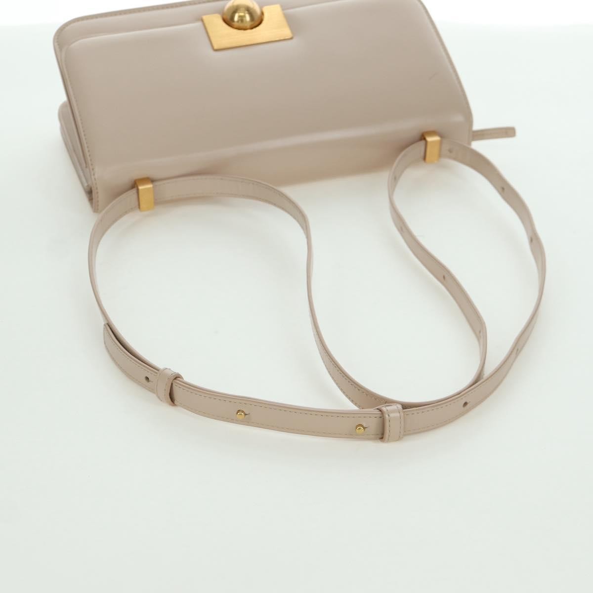 Bottega Veneta BV Classic Textured Calfskin, Beige, Leather, Handbag