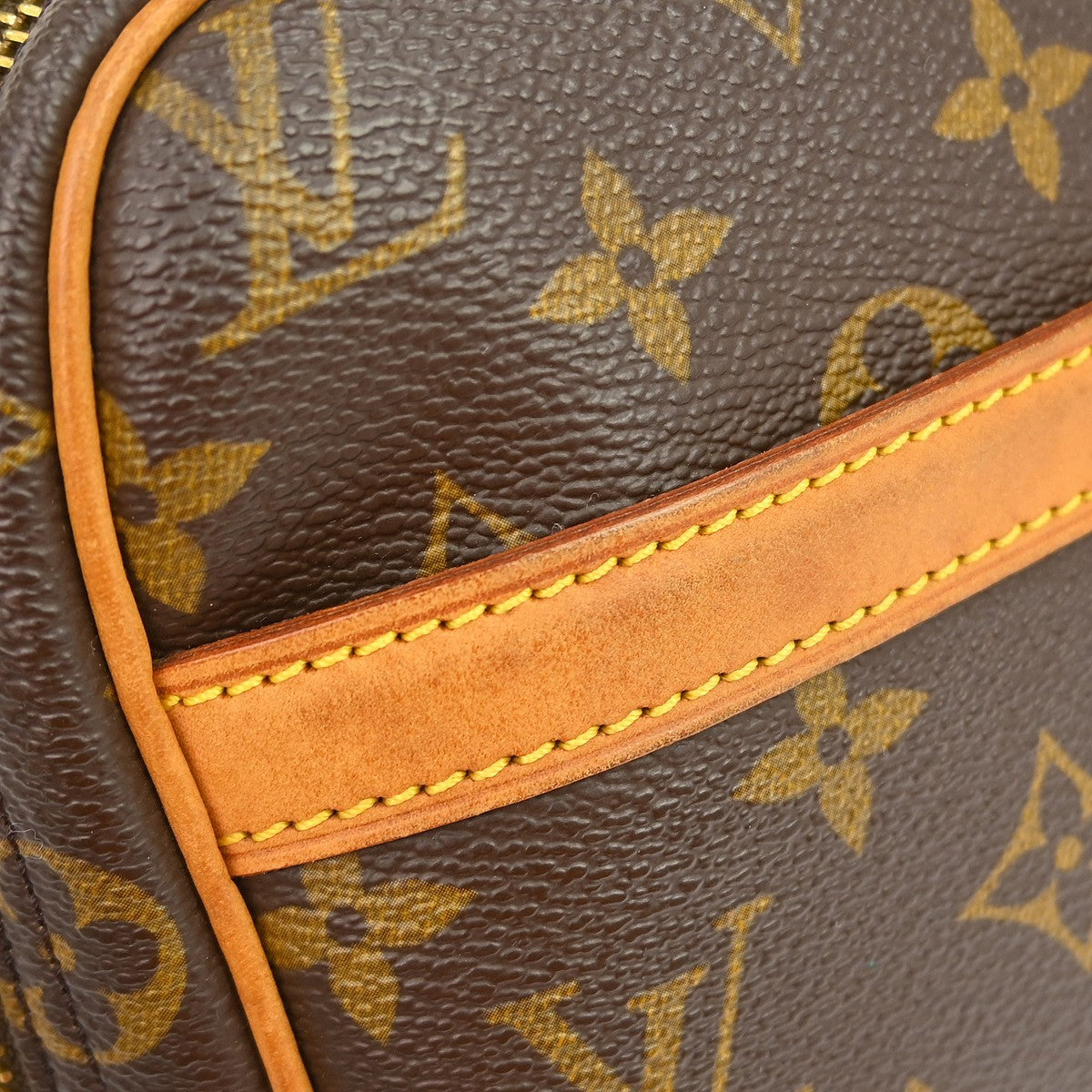 Louis Vuitton Reporter Monogram, Brown, Canvas, Shoulder Bag