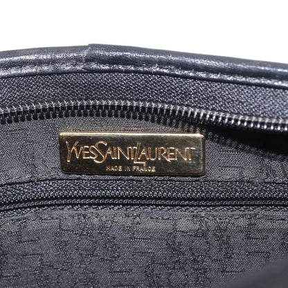 Saint Laurent Vintage Clutch Canvas, Gray, Canvas, Clutch