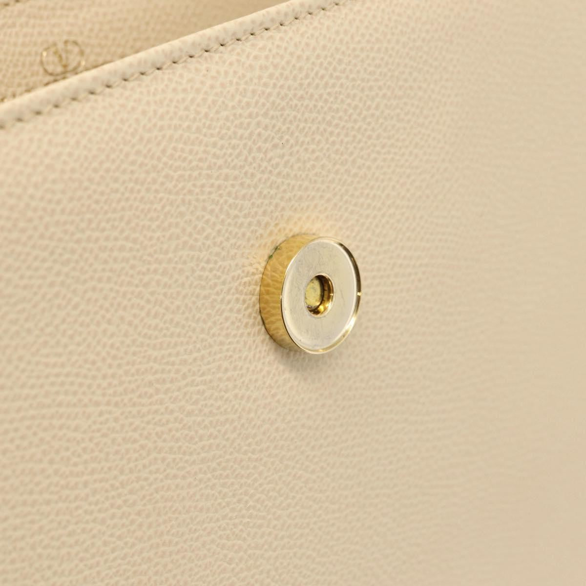 Valentino Garavani Vintage Leather, Beige, Leather, Shoulder Bag