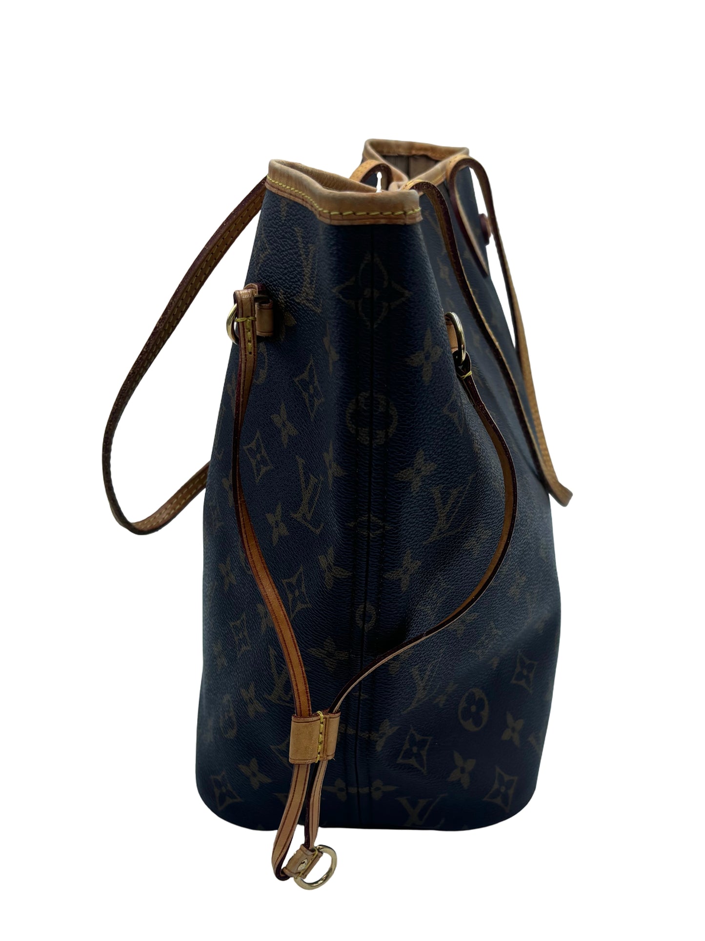Louis Vuitton Neverfull Monogram, Brown, Canvas, Tote Bag