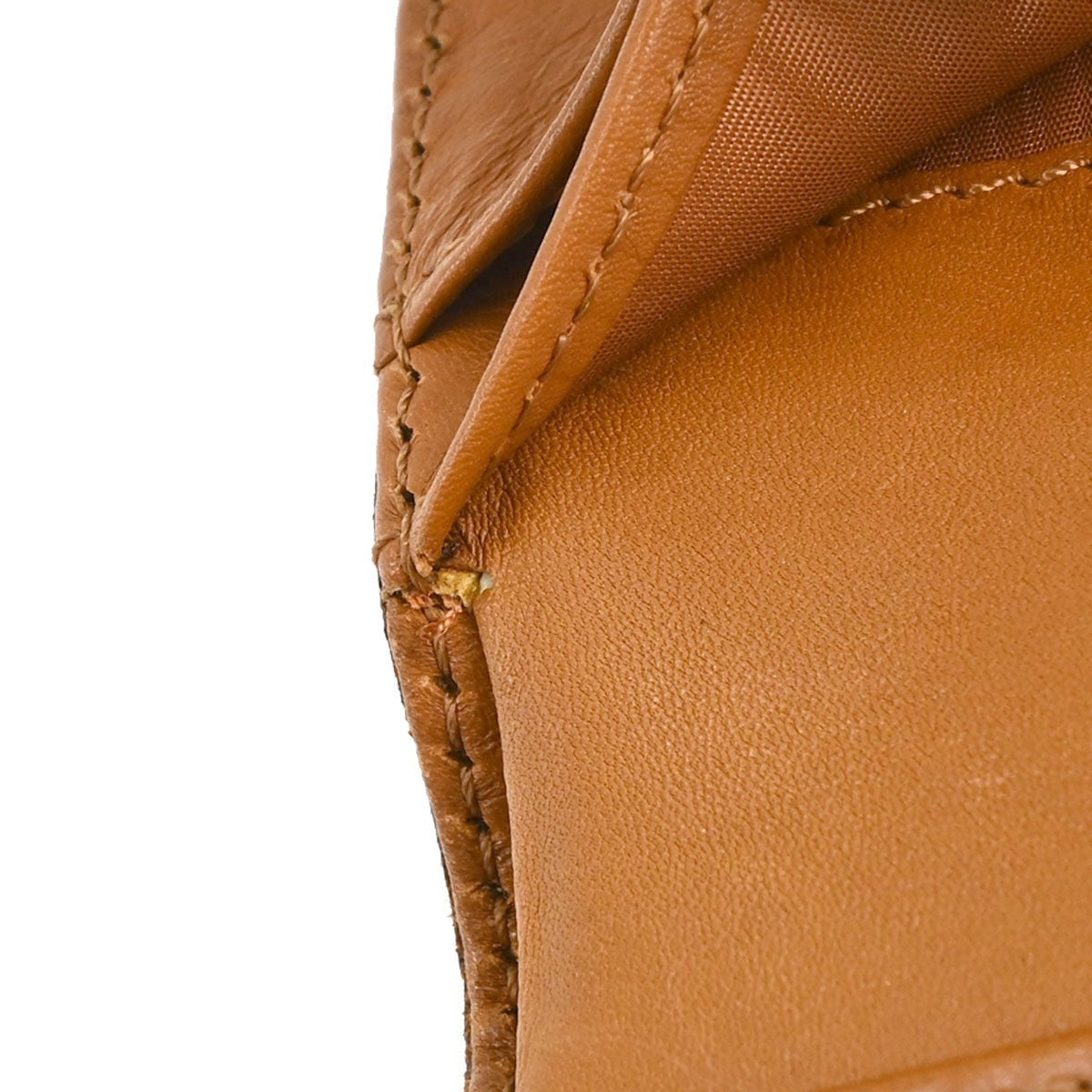 Chanel Trifold Caviar, Brown, Leather, Wallet