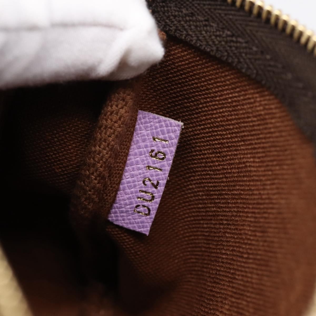 Louis Vuitton Pochette Accessoires Limited Edition Damier, Brown, Canvas, Clutch