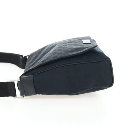 Gucci Shoulder Canvas, Black, Canvas, Shoulder Bag