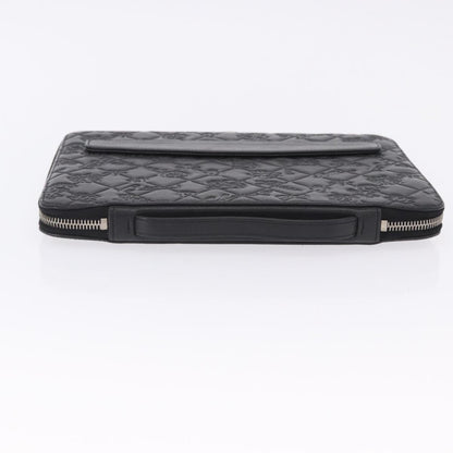 Chanel Zip Around iPad Case Quilted Lambskin, Black, Leather, Tech Accessory