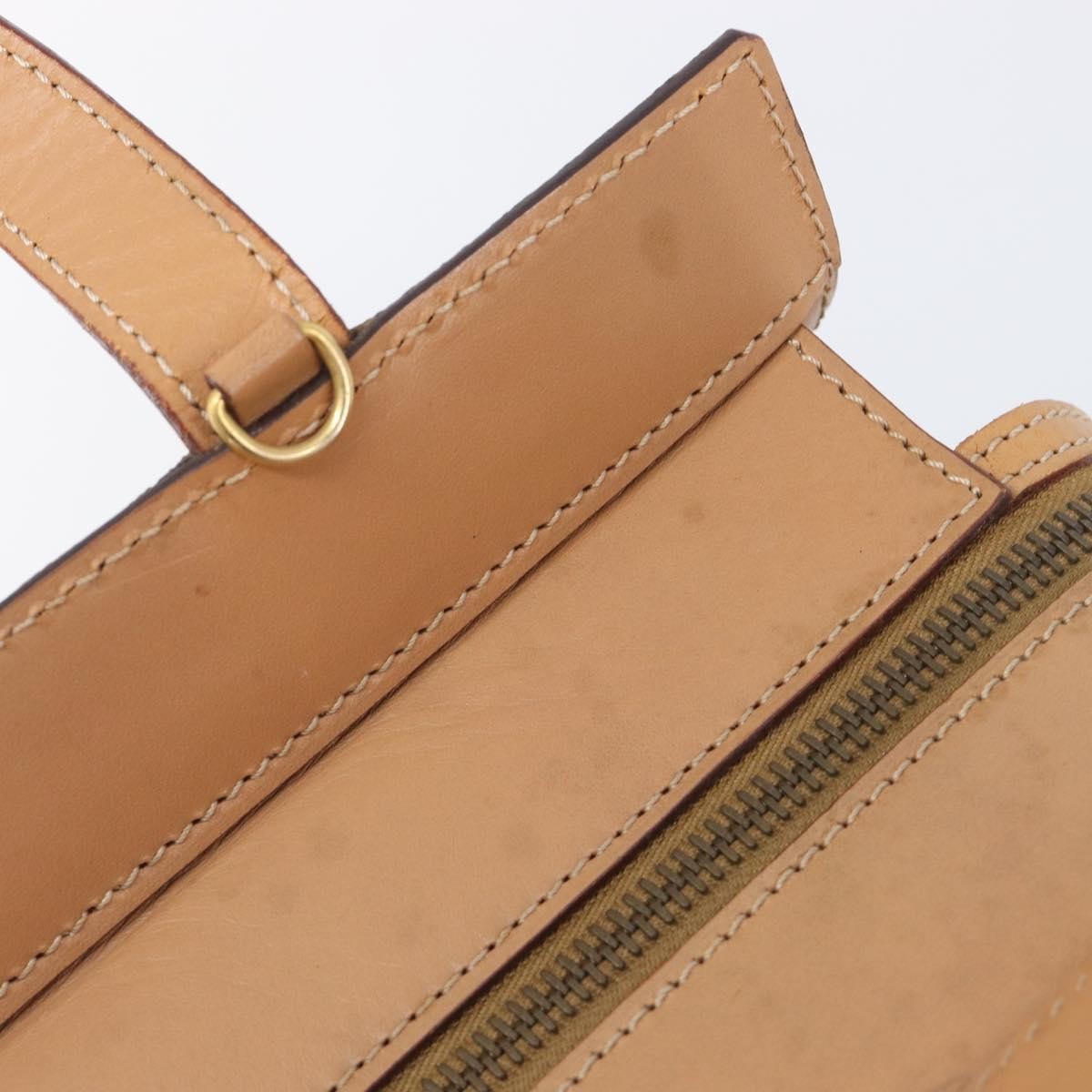 Celine Handbag Canvas, Brown, Canvas, Handbag