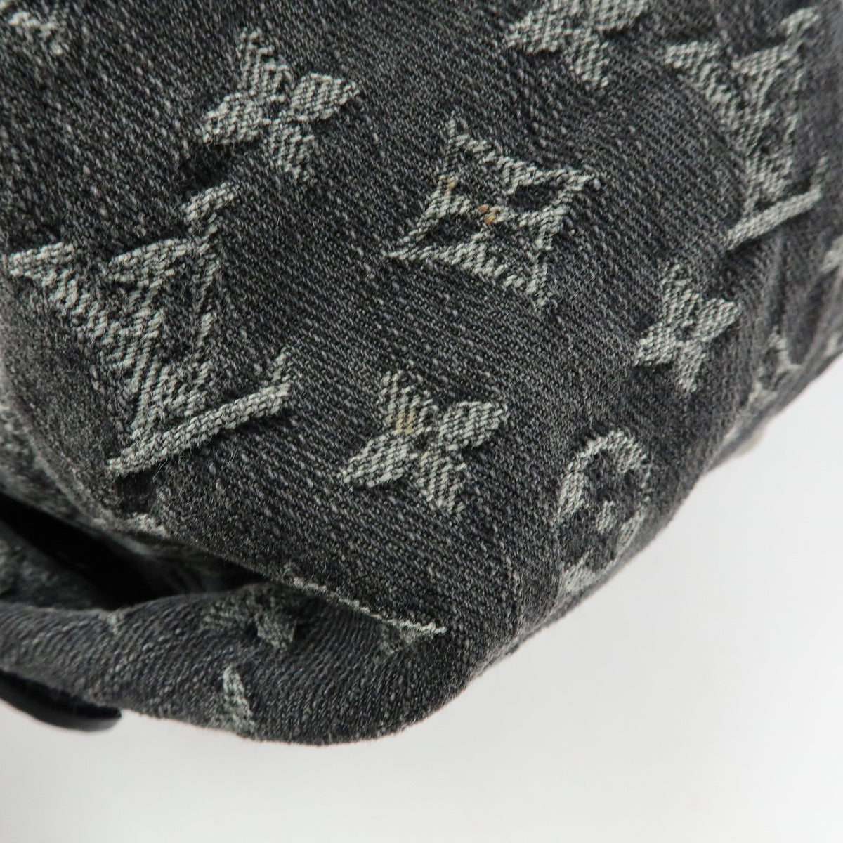 Louis Vuitton Neo Cabby Monogram Denim, Black, Denim, Handbag