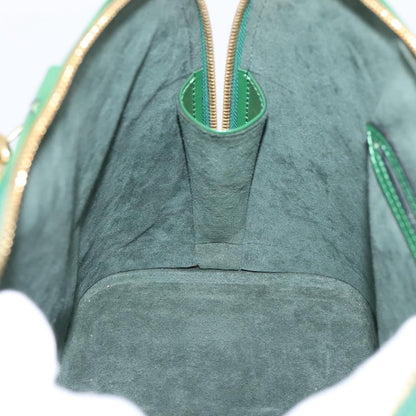 Louis Vuitton Alma Epi Leather, Green, Leather, Handbag