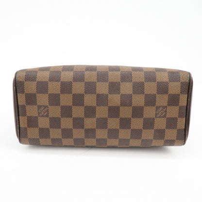 Louis Vuitton Brera Damier, Brown, Canvas, Handbag