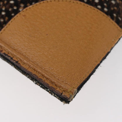 Prada Convertible Open Tweed, Brown, Canvas, Tote Bag