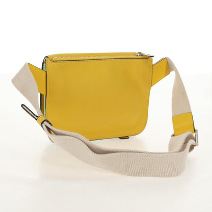 Loewe Military Messenger Leather, Yellow, Leather, Clutch