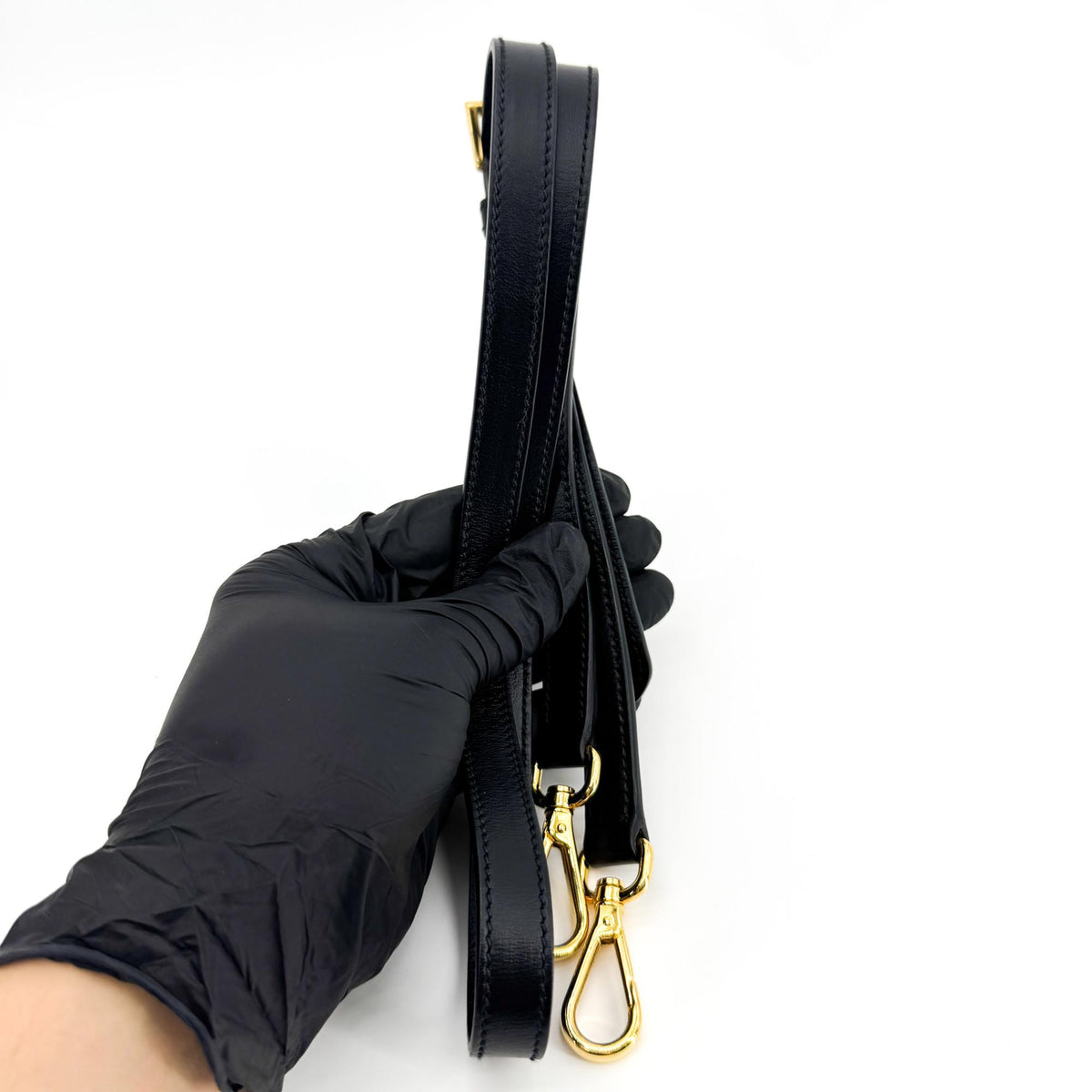 Prada saffiano tote Leather, Black, Leather, Tote Bag