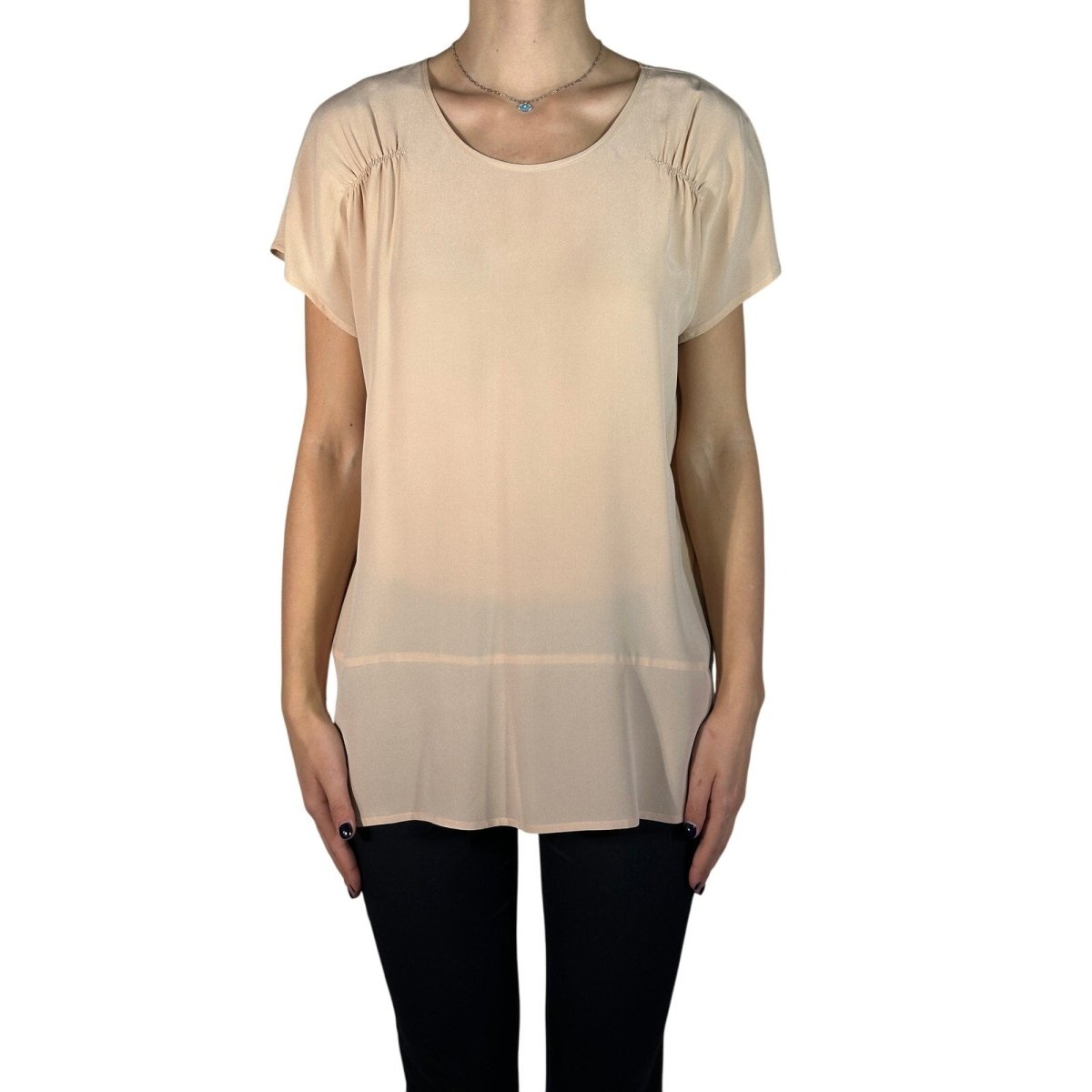 A La Fois Silk Tunic Top - Brandsamsara