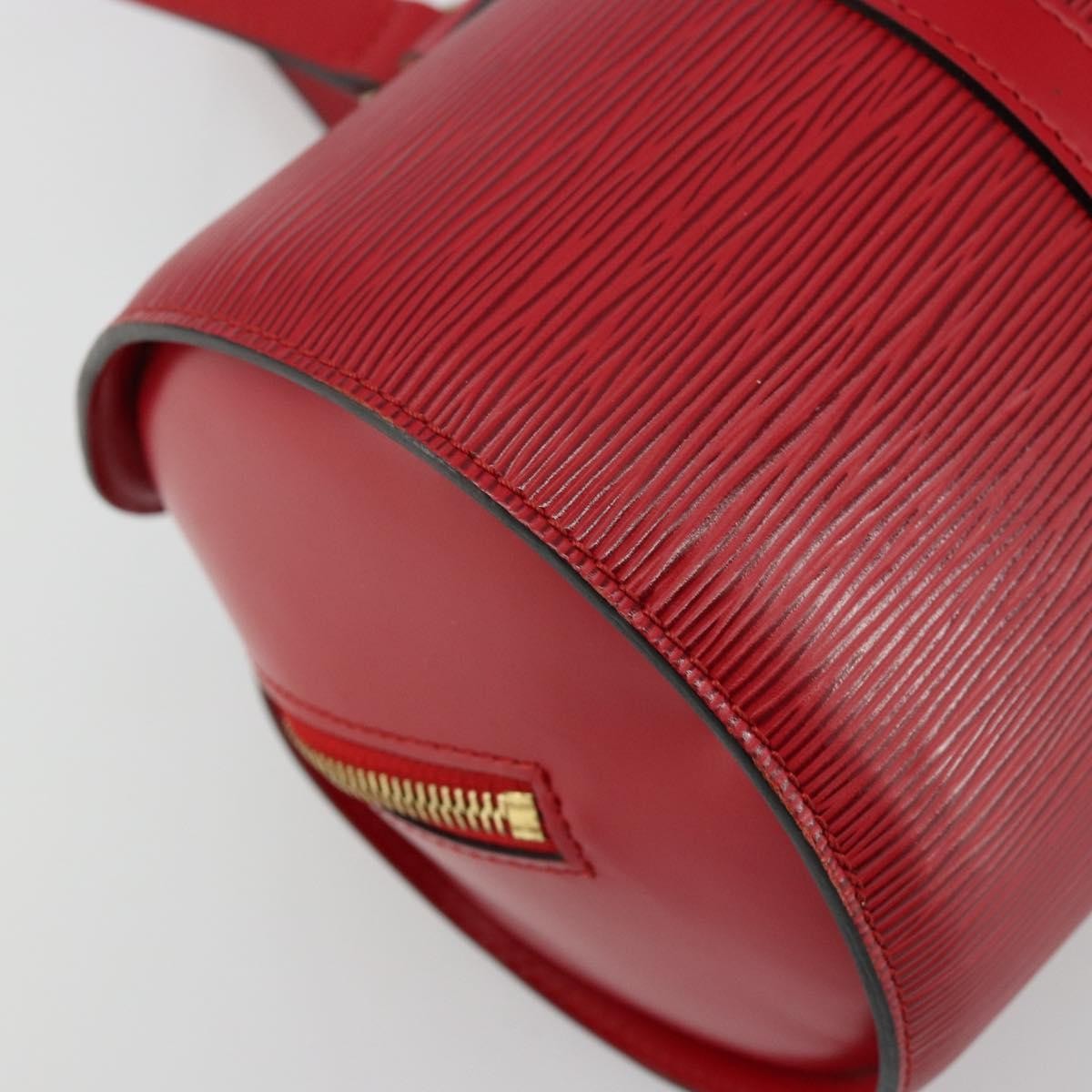 Louis Vuitton Soufflot Epi Leather, Red, Leather, Tote Bag