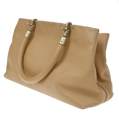 Chanel Vintage Handle CC Caviar, Beige, Leather, Tote Bag