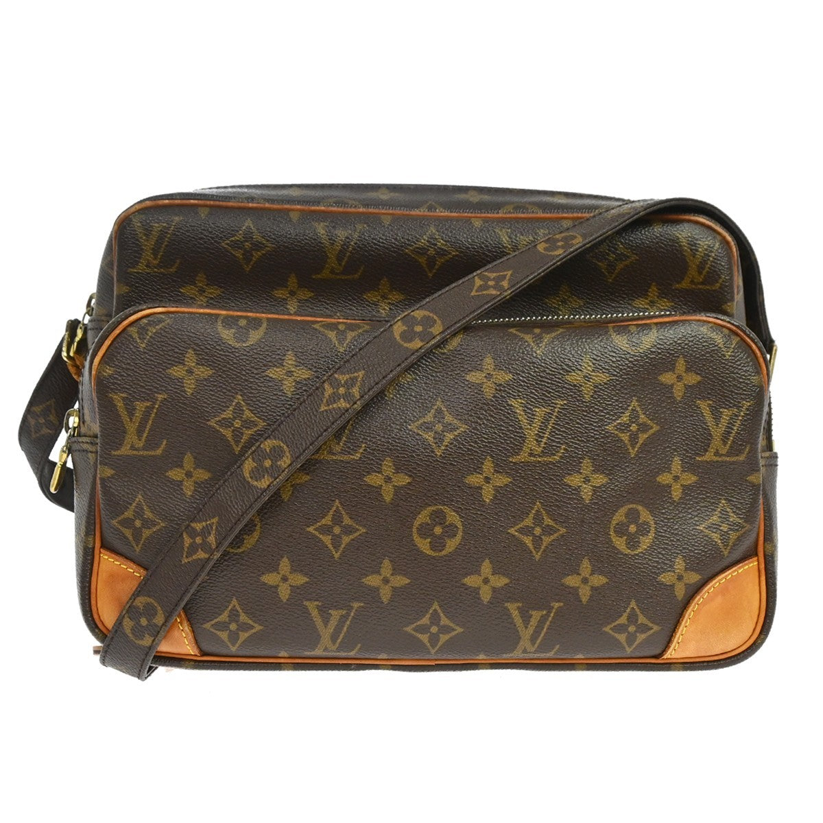 Louis Vuitton Nil Messenger Monogram Canvas, Brown, Canvas, Handbag