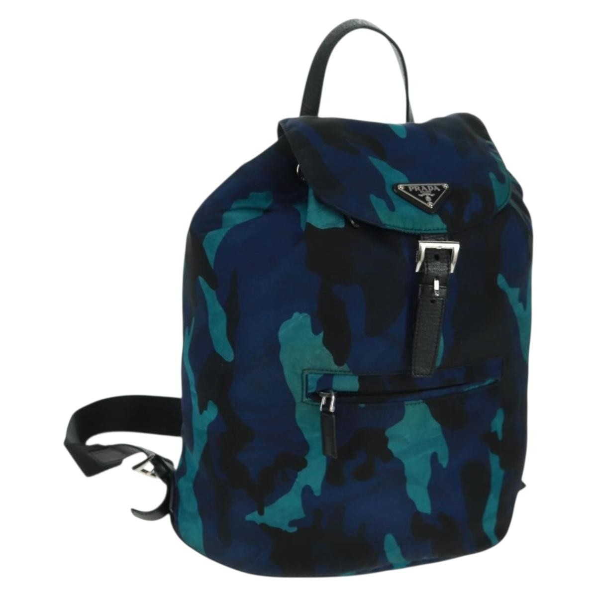 Prada Camouflage Tessuto, Multicolour, Nylon, Tote Bag