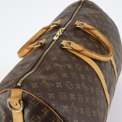 Louis Vuitton Keepall Bag Monogram Canvas, BROWN, CANVAS, Travel bag