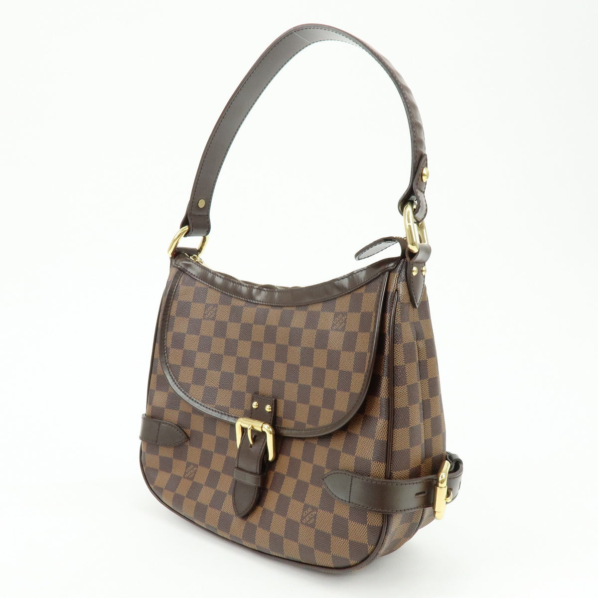 Louis Vuitton Highbury Damier, Brown, Canvas, Handbag