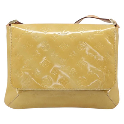 Louis Vuitton Thompson Street Monogram Vernis, Beige, Patent Leather, Shoulder Bag