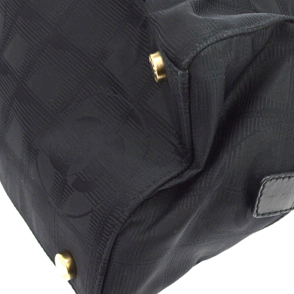 Chanel Travel Line Boston Nylon, Black, Nylon, Travel Bag