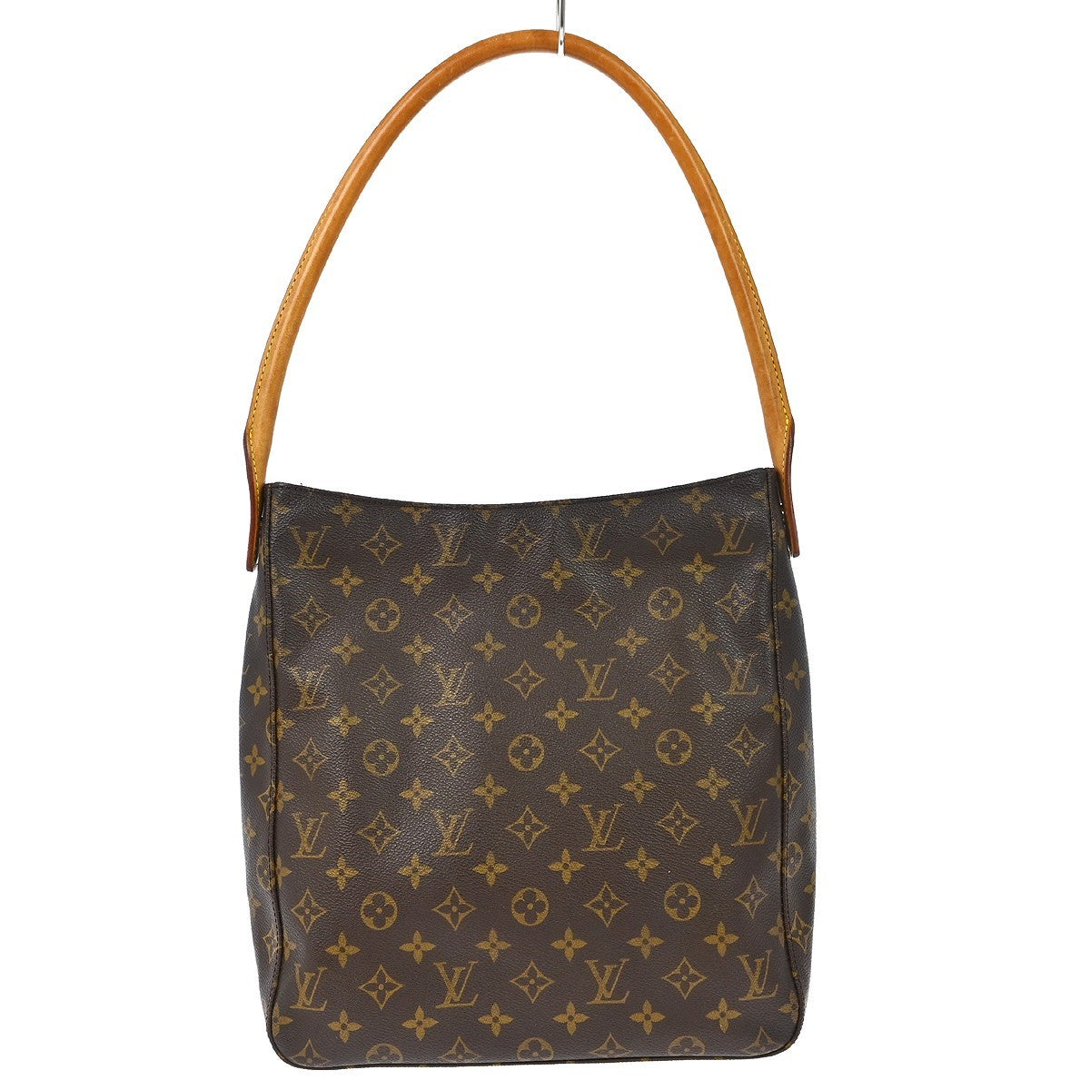 Louis Vuitton Looping Monogram Canvas, Brown, Canvas, Handbag