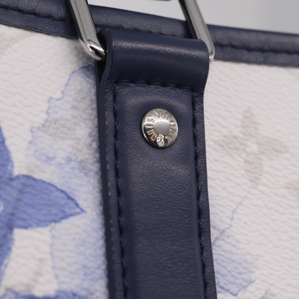 Louis Vuitton New Limited Edition Monogram Watercolor Canvas, Blue, Canvas, Tote Bag