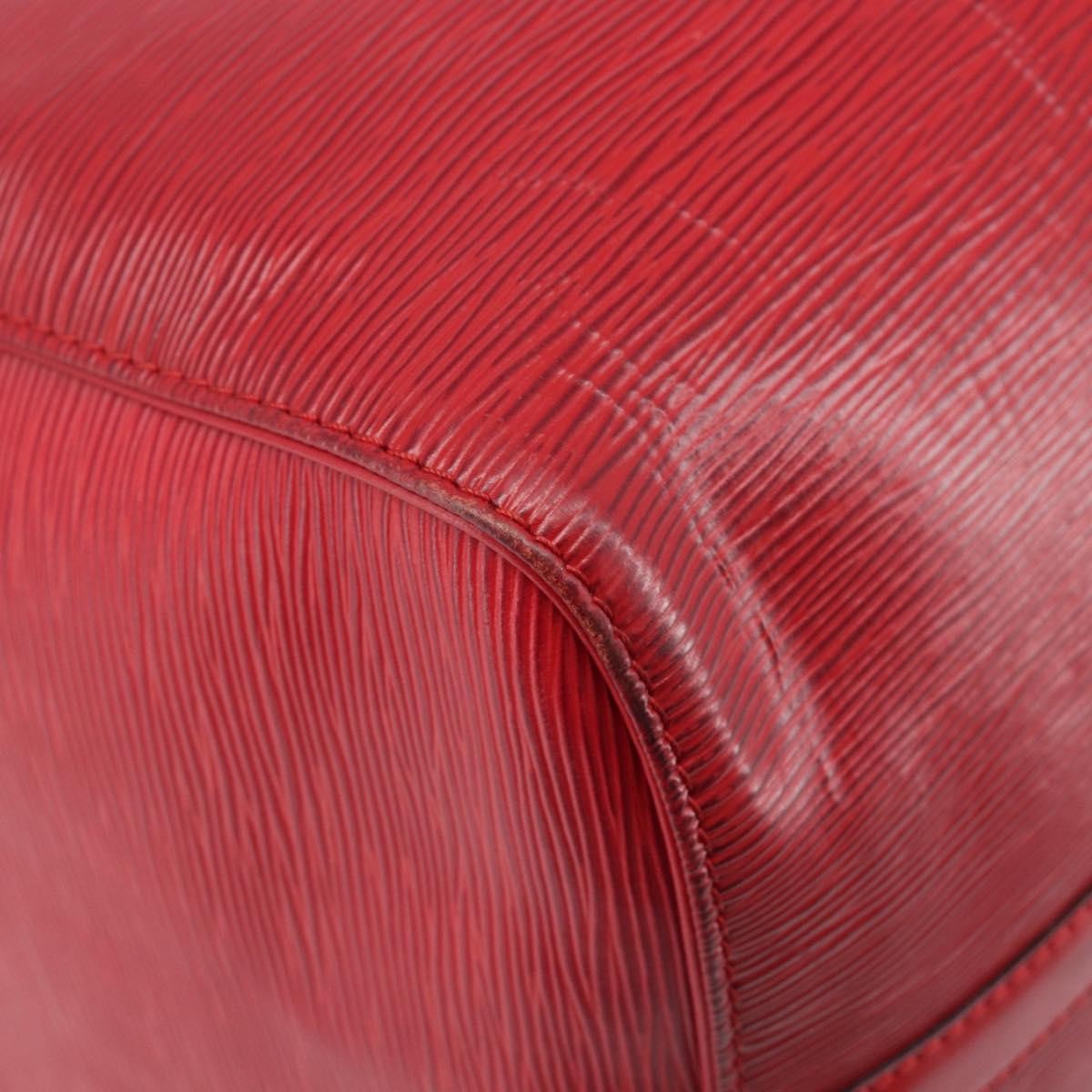 Louis Vuitton Keepall Epi Leather, Red, Leather, Travel Bag