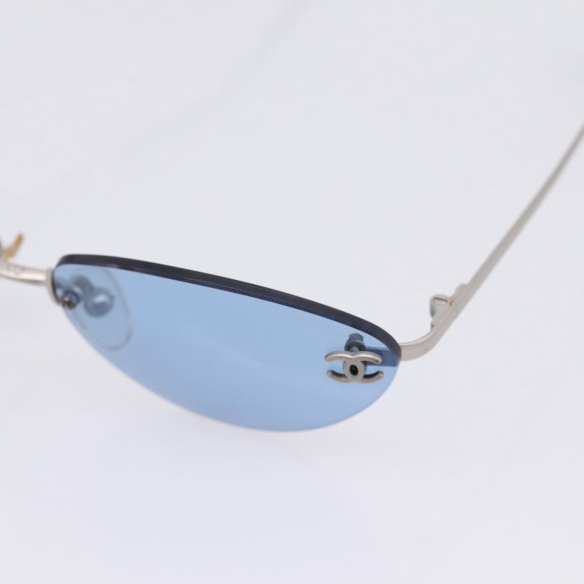 Chanel Logo CC Metal, Silver, Metal, Sunglasses
